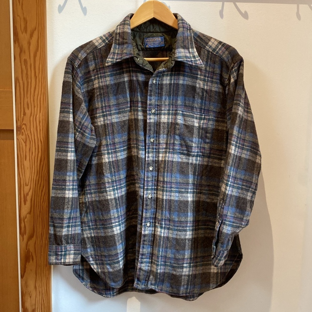 Pendleton Pure Wool Button Up Boyfriend Fit